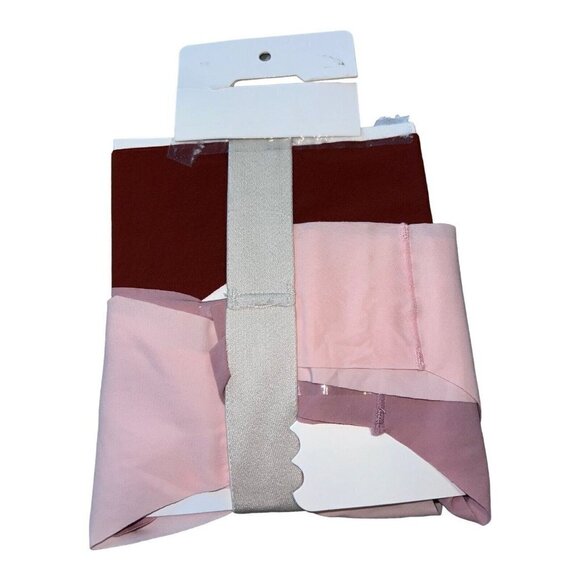 NWT CHAMPION No Show Thong Pink Red Peachy Pink Intimates Womens Size Large - Picture 2 of 3